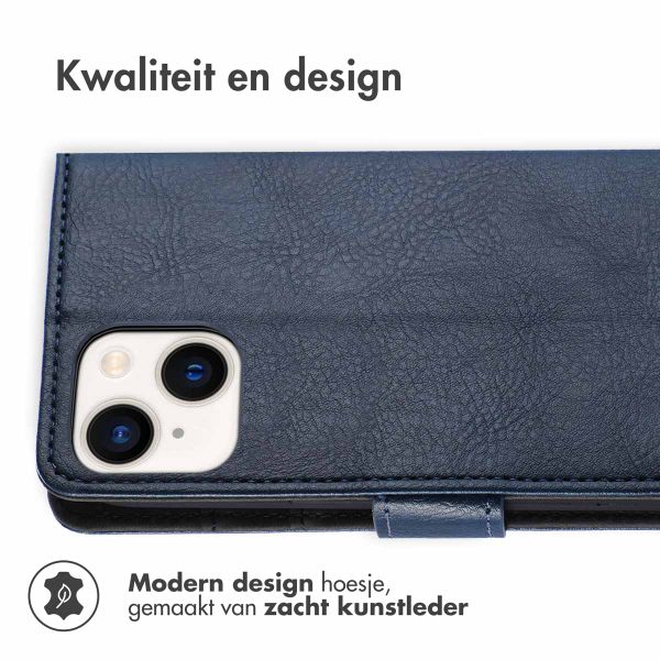 imoshion Luxe Bookcase iPhone 14 Plus - Donkerblauw