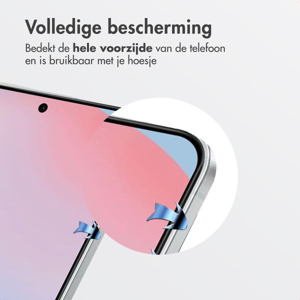 Accezz Gehard Glas Screenprotector + Applicator Samsung Galaxy S24 FE