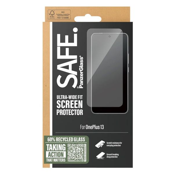 SAFE by PanzerGlass Ultra-Wide Fit Screenprotector OnePlus 13