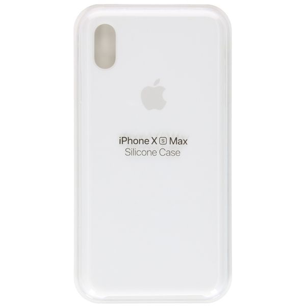 Apple Silicone Backcover Apple iPhone Xs Max - White