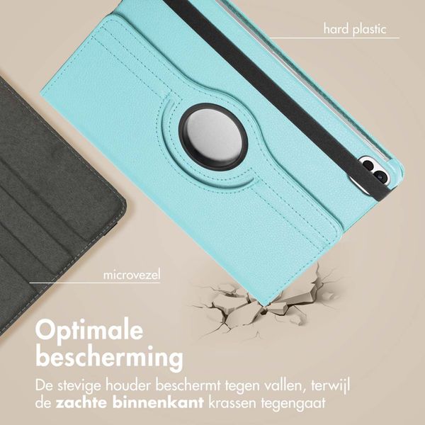 imoshion 360° draaibare Bookcase Apple iPad Pro 11 (2025) M5 / (2024) M4 - Lichtblauw