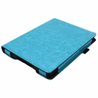 imoshion Vegan Leather Bookcase Kobo Aura H2O - Lichtblauw