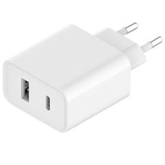 Xiaomi Originele power adapter - oplader - USB-C & USB-A aansluiting - 33 Watt - Wit