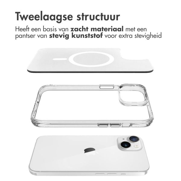 imoshion Rugged Air MagSafe Case Apple iPhone 15 - Transparant