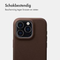 imoshion Texture Backcover Apple iPhone 16 Pro - Donkerbruin