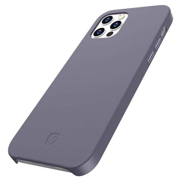 Valenta Luxe Leather Backcover iPhone 12 (Pro) - Paars