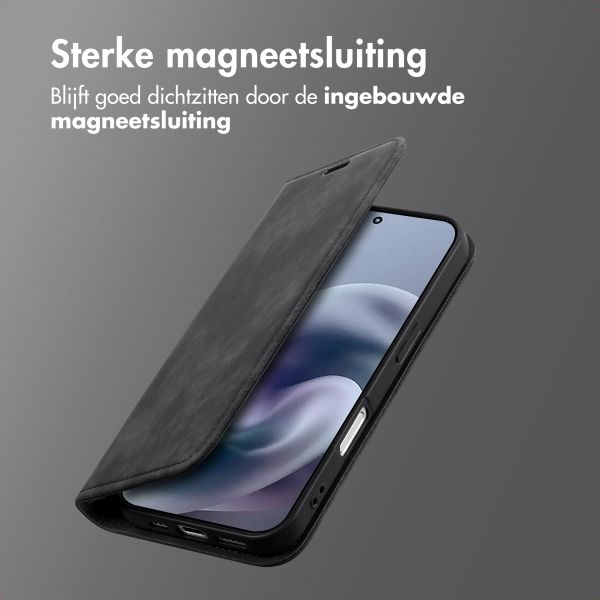 imoshion Slim Bookcase Motorola Moto G86 Power - Zwart