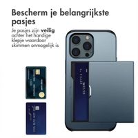imoshion Backcover met pasjeshouder Apple iPhone 14 Pro - Donkerblauw