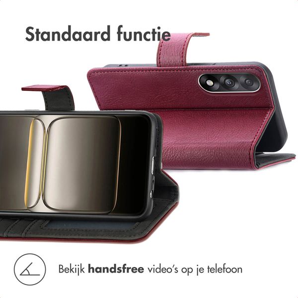 imoshion Luxe Bookcase OnePlus Nord 5 - Bordeaux