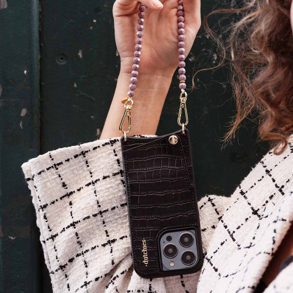 Dutchies Backcover met pashouder Apple iPhone 13 Pro - Crocodile Chic
