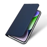 Dux Ducis Slim Softcase Bookcase iPhone 15 - Donkerblauw