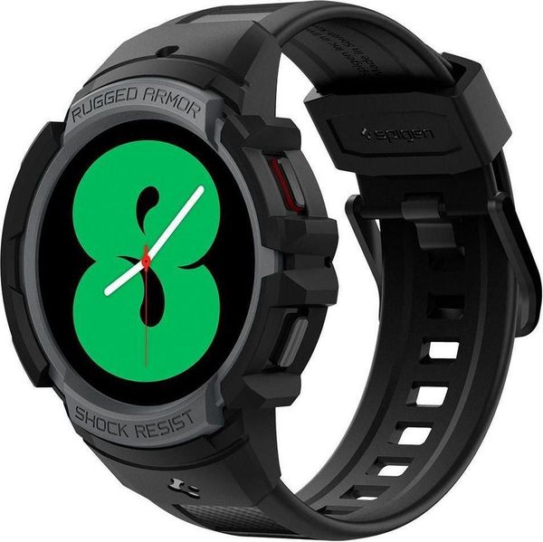 Spigen Rugged Armor™ Pro Case Samsung Galaxy Watch 4 / 5 - 44 mm - Charcoal Gray