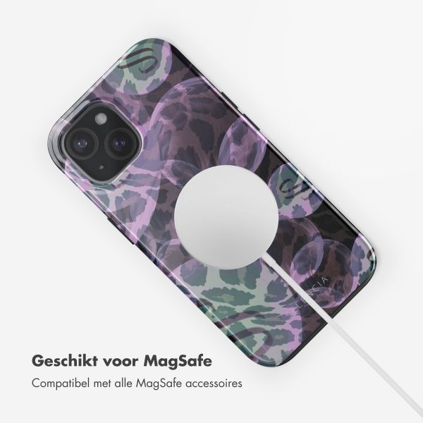 Selencia Vivid Backcover met MagSafe Apple iPhone 15 - Leo Bubble Green