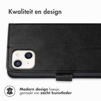 imoshion Luxe Bookcase iPhone 13 Mini - Zwart