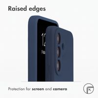 Accezz Liquid Silicone Back Cover with MagSafe Samsung Galaxy S26 FE - Dark Blue