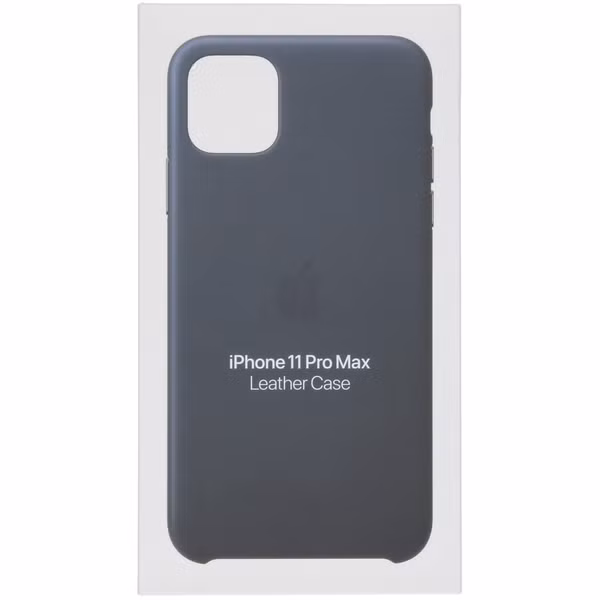 Apple Leather Backcover Apple iPhone 11 Pro Max - Midnight Blue
