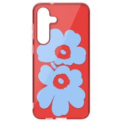 Samsung Unikko Hybrid Case Marimekko Samsung Galaxy S25 Plus - Rood