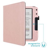 imoshion Vegan Leather Bookcase Kobo Libra Colour - Rosé Goud