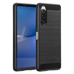 imoshion Brushed Backcover Sony Xperia 10 V - Zwart