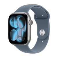 Apple Sport Band Apple Watch Series 1 t/m 11 / SE / Ultra (44/45/46/49 mm) - Maat S/M - Anchor Blue