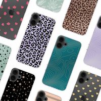 imoshion Design hoesje Apple iPhone 16 - Leopard Lilac