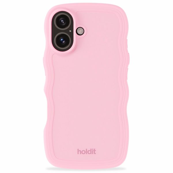 Holdit Wavy Case iPhone 16 - Pink