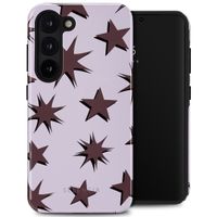 Selencia Vivid Tough Backcover Samsung Galaxy S23 - Stars Plum Lilac