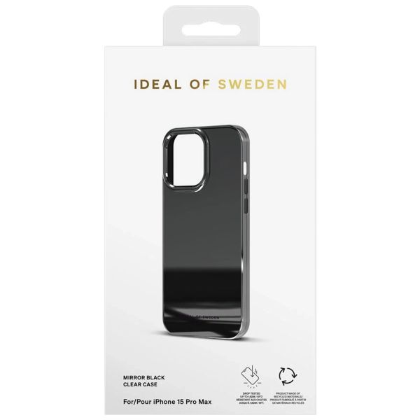 iDeal of Sweden Mirror Case iPhone 15 Pro Max - Black