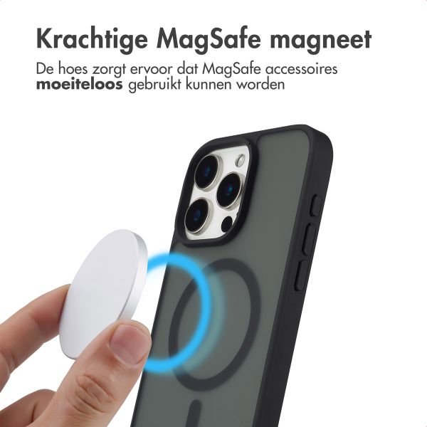 imoshion Color Guard Backcover met MagSafe iPhone 15 Pro Max - Zwart