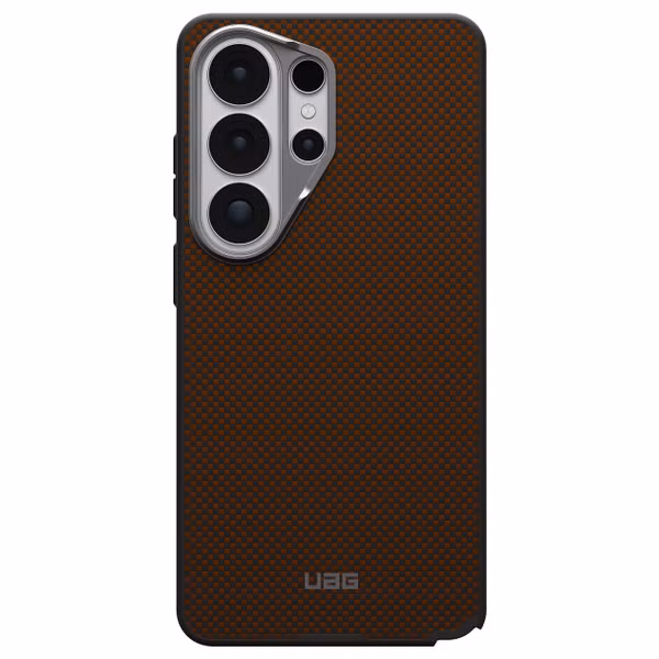 UAG Fibr Armr Backcover met Magneetring Samsung Galaxy S26 Ultra - Orange / Charcoal