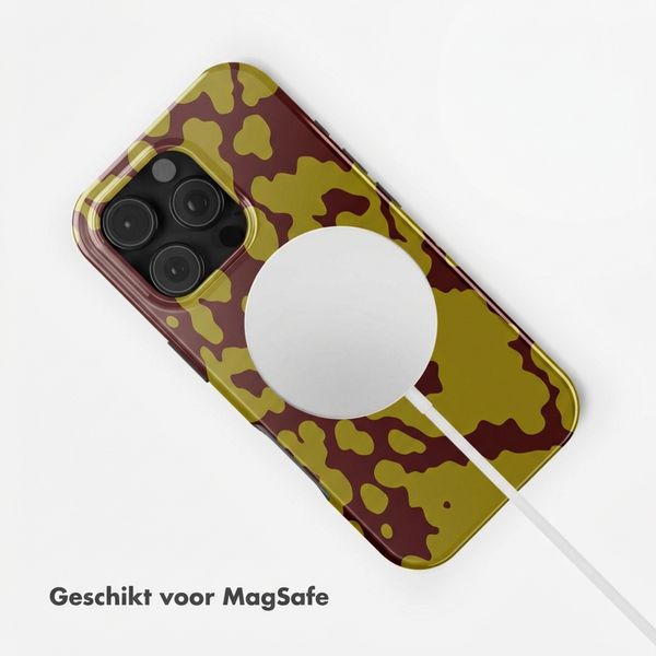 Selencia Vivid Backcover met MagSafe Apple iPhone 16 Pro Max - Moo'd Olive Dust