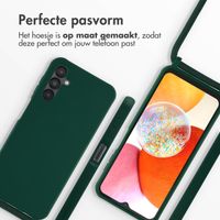 imoshion Siliconen hoesje met koord Samsung Galaxy A14 (5G) - Donkergroen