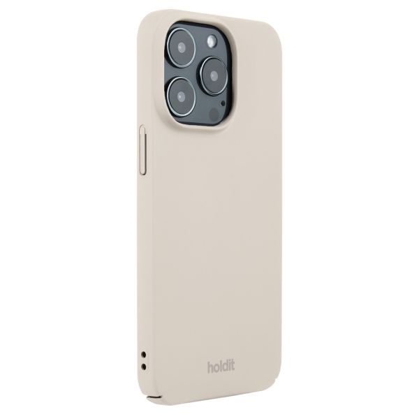 Holdit Slim Case iPhone 15 Pro - Light Beige