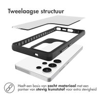 imoshion Rugged Hybrid Case Samsung Galaxy S25 Ultra - Zwart