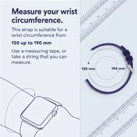 imoshion Milanese Magnetic Band Apple Watch | 44/45/46/49 mm - Silver