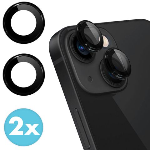 imoshion 2 Pack Camera lens protector iPhone 13 - Zwart