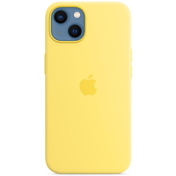 Apple Silicone Back Cover with MagSafe Apple iPhone 13 - Lemon Zest