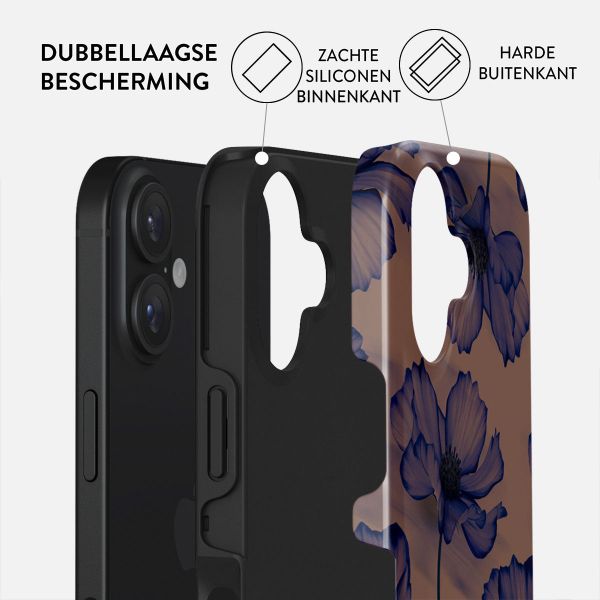 Burga Tough Backcover iPhone 16 - Velvet Night