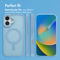 imoshion Colour Guard Back Cover with MagSafe Apple iPhone 16 - Light blue