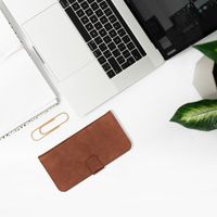 imoshion Luxe Bookcase Samsung Galaxy A01 - Bruin