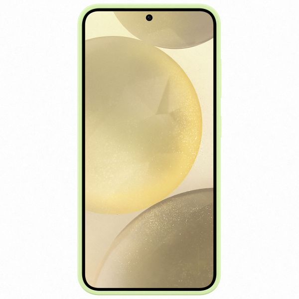 Samsung Originele Silicone Backcover Galaxy S24 - Light Green