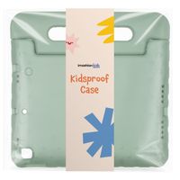 imoshion Kids-Proof Back Cover with Handle Apple iPad 11 (2025) 11 inch A16 / iPad 10 (2022) 10.9 inch - Olive Green