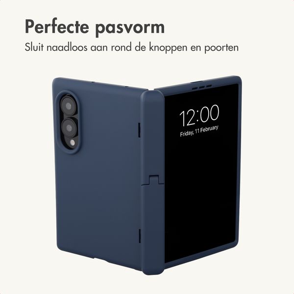 imoshion Color Backcover met Stand Samsung Galaxy Z Fold 8 - Donkerblauw