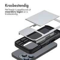 imoshion Backcover met pasjeshouder Apple iPhone 16 Pro - Grijs
