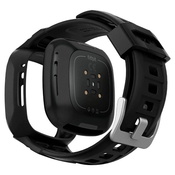 Spigen Rugged Armor™ Pro Case Fitbit Versa 3 / Sense - Black