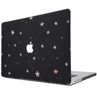 imoshion Design Laptop Cover MacBook Pro 14 inch (2021 / 2023 M3 chip / 2024 M4 chip) - A2442 / A2779 / A2918 / A3112 / A3185 / A3401 - Stars Gold