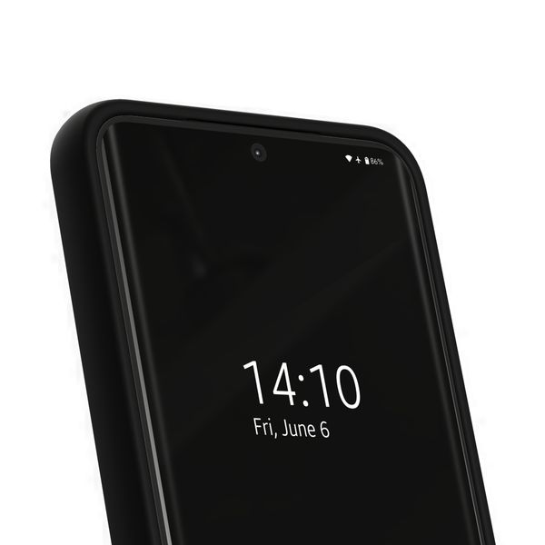iDeal of Sweden Silicone Case met MagSafe Samsung Galaxy S26 Plus - Zwart