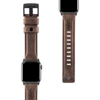 UAG Leather Strap band Apple Watch Series 1 t/m 9 / SE (38/40/41 mm) | Series 10 / 11 (42 mm) - Bruin