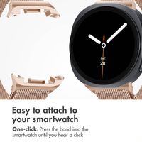 imoshion Milanese magnetic band Samsung Galaxy Watch 9 (40/44mm) / Watch 8 (40/44mm) / Classic (46mm) - Rose Gold