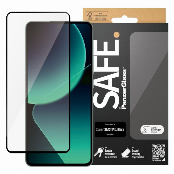 SAFE by PanzerGlass Ultra-Wide Fit Screenprotector Xiaomi 13T / 13T Pro